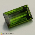 Natural Tourmaline 3.64 Carats Vivid Green Baguette 12x7 mm Loose Gemstone - Image 6