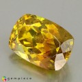 Natural Sphalerite 5.94 Carats Golden Yellow Cushion 12x8 mm Loose Gemstone - Image 3