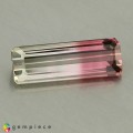 Natural Tourmaline 1.67 Carats Pink to Champagne Emerald 13x4 mm Loose Gemstone - Image 1