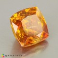 Natural Sphalerite 5.81 Carats Orange Cushion 9x9 mm Loose Gemstone - Image 5