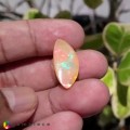 Natural Opal 7.99 Carats Rainbow Fancy  23x11 mm Loose Gemstone - Image 3