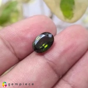 tsavorite garnet  3.24cts - 10x7mm