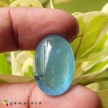 Natural Blue Natural Aquamarine Oval Cabochon 25.96 Carats Blue Oval Cabochon 23x16 mm Loose Gemstone - Image 1