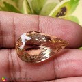 Natural Scapolite 21.37 Carats Light Champagne Yellow Pear 27x16 mm Loose Gemstone - Image 5