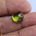 Natural Tourmaline 5.44 Carats Green Heart  11x11 mm Loose Gemstone - Image 1