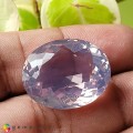 Natural Quartz 37.06 Carats Lavender Oval 25x20 mm Loose Gemstone - Image 5