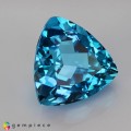 Natural Topaz 28.90 Carats Swiss Blue Trilliant  19x19 mm Loose Gemstone - Image 5