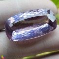 Natural Apatite 38.02 Carats Light Purple Cushion 30x17 mm Loose Gemstone - Image 1