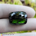 Natural Tourmaline 26.33 Carats Forest Green Cushion 22x16 mm Loose Gemstone - Image 6