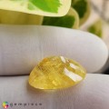 Natural Danburite 15.98 Carats Canary Yellow Oval 18x14 mm Loose Gemstone - Image 3