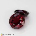 Natural Rhodolite garnet 12.97 Carats Purplish Red Round 10x6 mm Loose Gemstone - Image 2