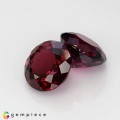 Natural Rhodolite garnet 12.97 Carats Purplish Red Round 10x6 mm Loose Gemstone - Image 3