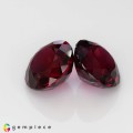 Natural Rhodolite garnet 12.97 Carats Purplish Red Round 10x6 mm Loose Gemstone - Image 4