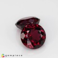 Natural Rhodolite garnet 12.97 Carats Purplish Red Round 10x6 mm Loose Gemstone - Image 6