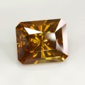 Natural Sphalerite 35.07 Carats Orange Yellow  Emerald Cut 20x17 mm Loose Gemstone - Image 7