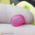 Natural Star ruby 8.80 Carats Pinkish Red Oval Cabochon 12x9 mm Loose Gemstone - Image 4