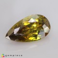 Natural Sphalerite  20.66 Carats Yellow Orange Pear 24x13 mm Loose Gemstone - Image 6