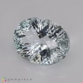 Natural Beryl 17.19 Carats Very Light Blue Oval Checker 20x15 mm Loose Gemstone - Image 2
