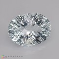 Natural Beryl 17.19 Carats Very Light Blue Oval Checker 20x15 mm Loose Gemstone - Image 7