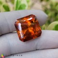 Natural Sphalerite 44.25 Carats Orange Octagon 17x12 mm Loose Gemstone - Image 1
