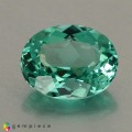 Natural Apatite 1.45 Carats Paraiba Blue Green Oval 8x6 mm Loose Gemstone - Image 1
