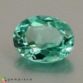 Natural Apatite 1.45 Carats Paraiba Blue Green Oval 8x6 mm Loose Gemstone - Image 2