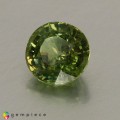 Natural Demantoid garnet 0.96 Carats Green Round 6x6 mm Loose Gemstone - Image 2