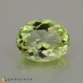 Natural Amblygonite 1.75 Carats Yellowish Green Oval 9x7 mm Loose Gemstone - Image 1