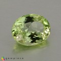 Natural Amblygonite 1.75 Carats Yellowish Green Oval 9x7 mm Loose Gemstone - Image 2