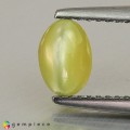 Natural Chrysoberyl cats eye 1.09 Carats Yellow Oval Cabochon 7x5 mm Loose Gemstone - Image 5