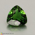 Natural Chrome tourmaline 0.85 Carats Green Trilliant  6x6 mm Loose Gemstone - Image 3
