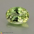 Natural Amblygonite 1.82 Carats Yellowish Green Oval 9x7 mm Loose Gemstone - Image 2