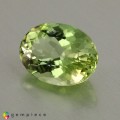 Natural Amblygonite 1.82 Carats Yellowish Green Oval 9x7 mm Loose Gemstone - Image 3
