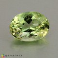 Natural Amblygonite 1.82 Carats Yellowish Green Oval 9x7 mm Loose Gemstone - Image 6