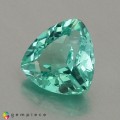 Natural Apatite 1.24 Carats Paraiba Blue Green Trilliant  7x7 mm Loose Gemstone - Image 2