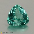 Natural Apatite 1.24 Carats Paraiba Blue Green Trilliant  7x7 mm Loose Gemstone - Image 4
