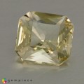 Natural Grossular garnet 2.13 Carats Light Pastel Yellow Octagon 8x7 mm Loose Gemstone - Image 2