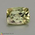 Natural Diaspore 1.67 Carats Honey Green to Salmon Brown Cushion 8x6 mm Loose Gemstone - Image 1