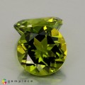 Natural Peridot 10.80 Carats Green Round 11x11 mm Loose Gemstone - Image 1