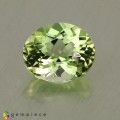 Natural Amblygonite 1.84 Carats Yellowish Green Oval 8x7 mm Loose Gemstone - Image 1