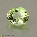 Natural Amblygonite 1.84 Carats Yellowish Green Oval 8x7 mm Loose Gemstone - Image 2