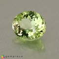 Natural Amblygonite 1.84 Carats Yellowish Green Oval 8x7 mm Loose Gemstone - Image 3