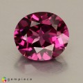 Natural Rhodolite garnet 2.37 Carats Purplish Pink Oval 8x7 mm Loose Gemstone - Image 1