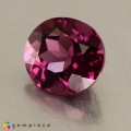 Natural Rhodolite garnet 2.37 Carats Purplish Pink Oval 8x7 mm Loose Gemstone - Image 3