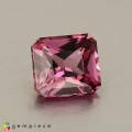 Natural Malaya garnet 0.93 Carats Imperial Pink Octagon 5x5 mm Loose Gemstone - Image 1