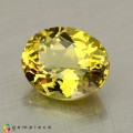 Natural Grossular garnet 1.94 Carats Yellow Oval 8x7 mm Loose Gemstone - Image 3