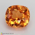 Natural Spessartite garnet 2.29 Carats Fanta Orange Antique Cushion 7x7 mm Loose Gemstone - Image 7