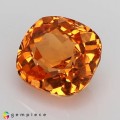 Natural Spessartite garnet 2.29 Carats Fanta Orange Antique Cushion 7x7 mm Loose Gemstone - Image 2