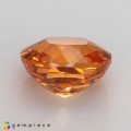 Natural Spessartite garnet 2.29 Carats Fanta Orange Antique Cushion 7x7 mm Loose Gemstone - Image 3