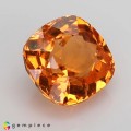 Natural Spessartite garnet 2.29 Carats Fanta Orange Antique Cushion 7x7 mm Loose Gemstone - Image 4